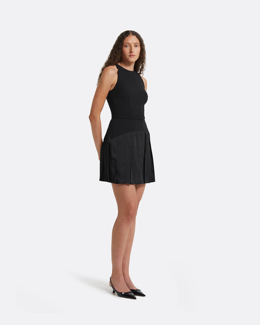 Tonina Black Short Dress