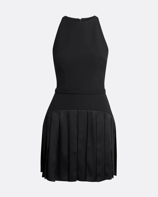 Tonina Black Short Dress