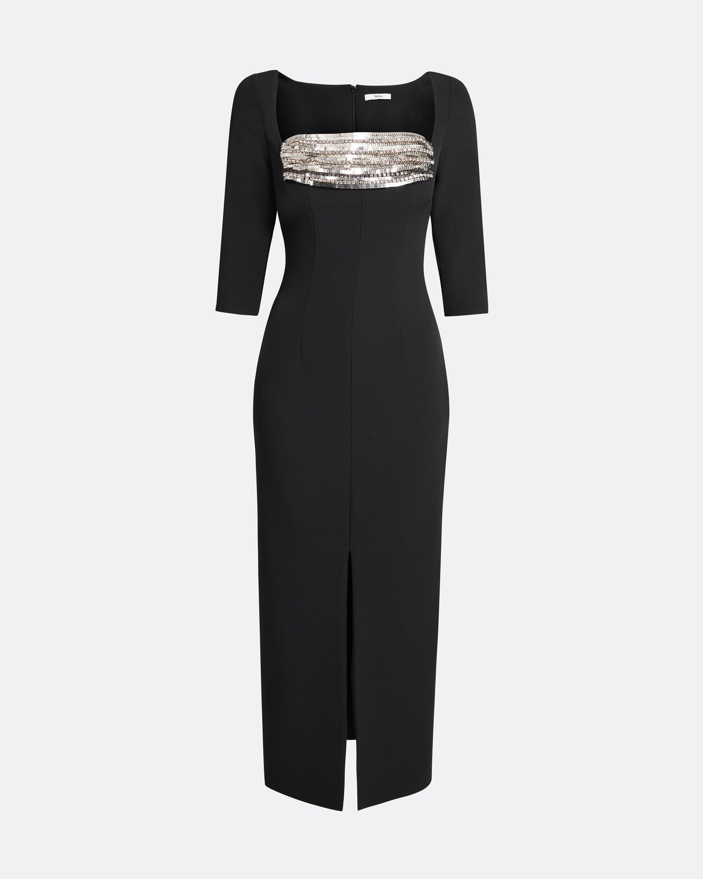 Derya Black Midi Dress