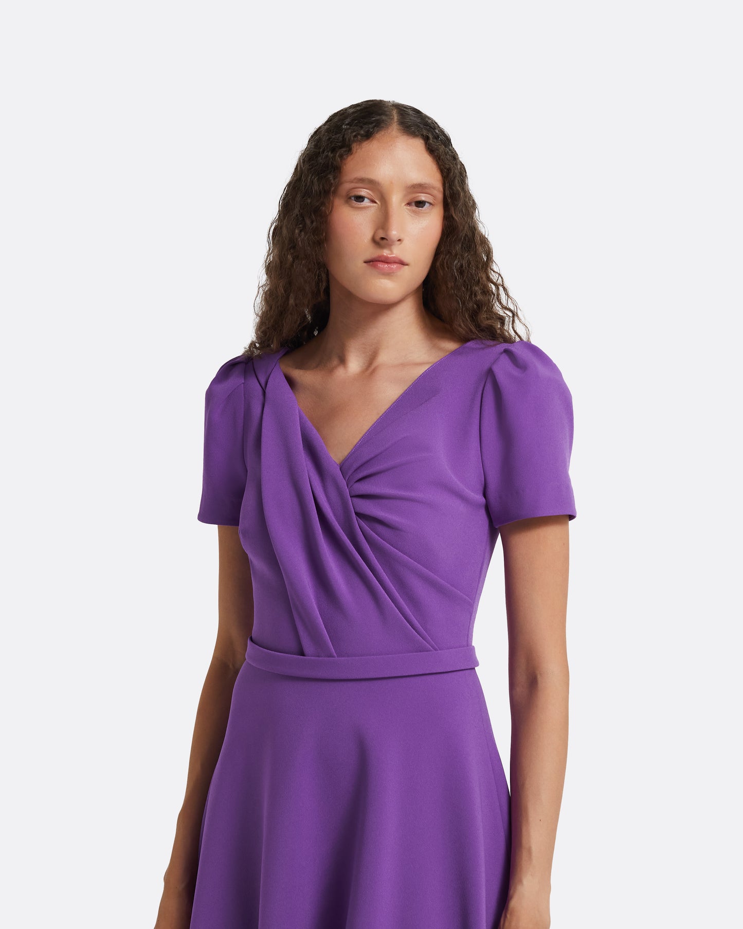 Cecilia Lilac Midi Dress Safiyaa London Cecilia Lilac Midi Dress Safiyaa London
