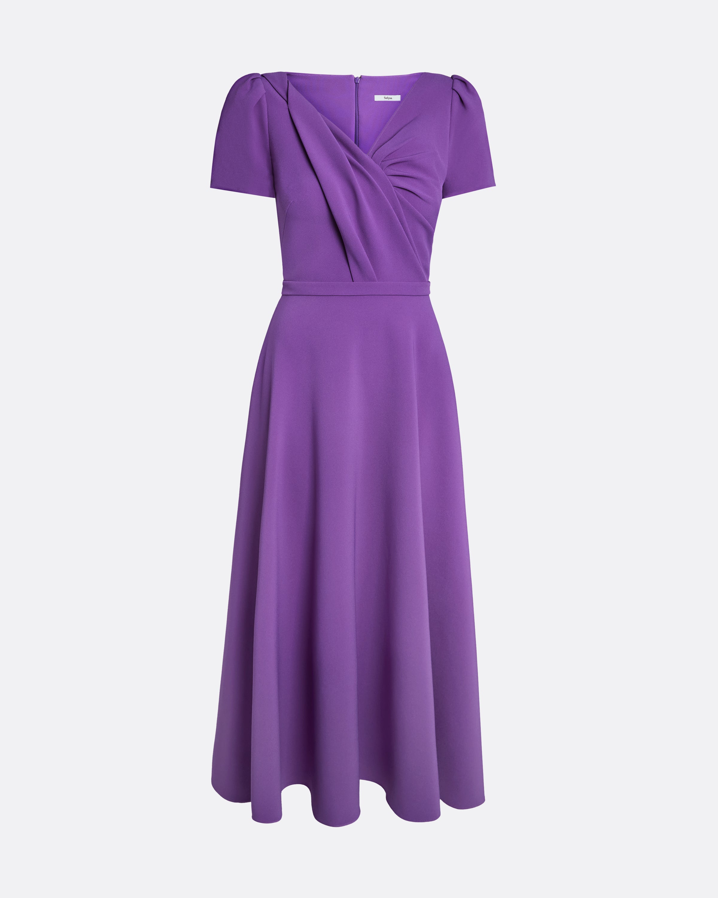 Cecilia Lilac Midi Dress – Safiyaa London