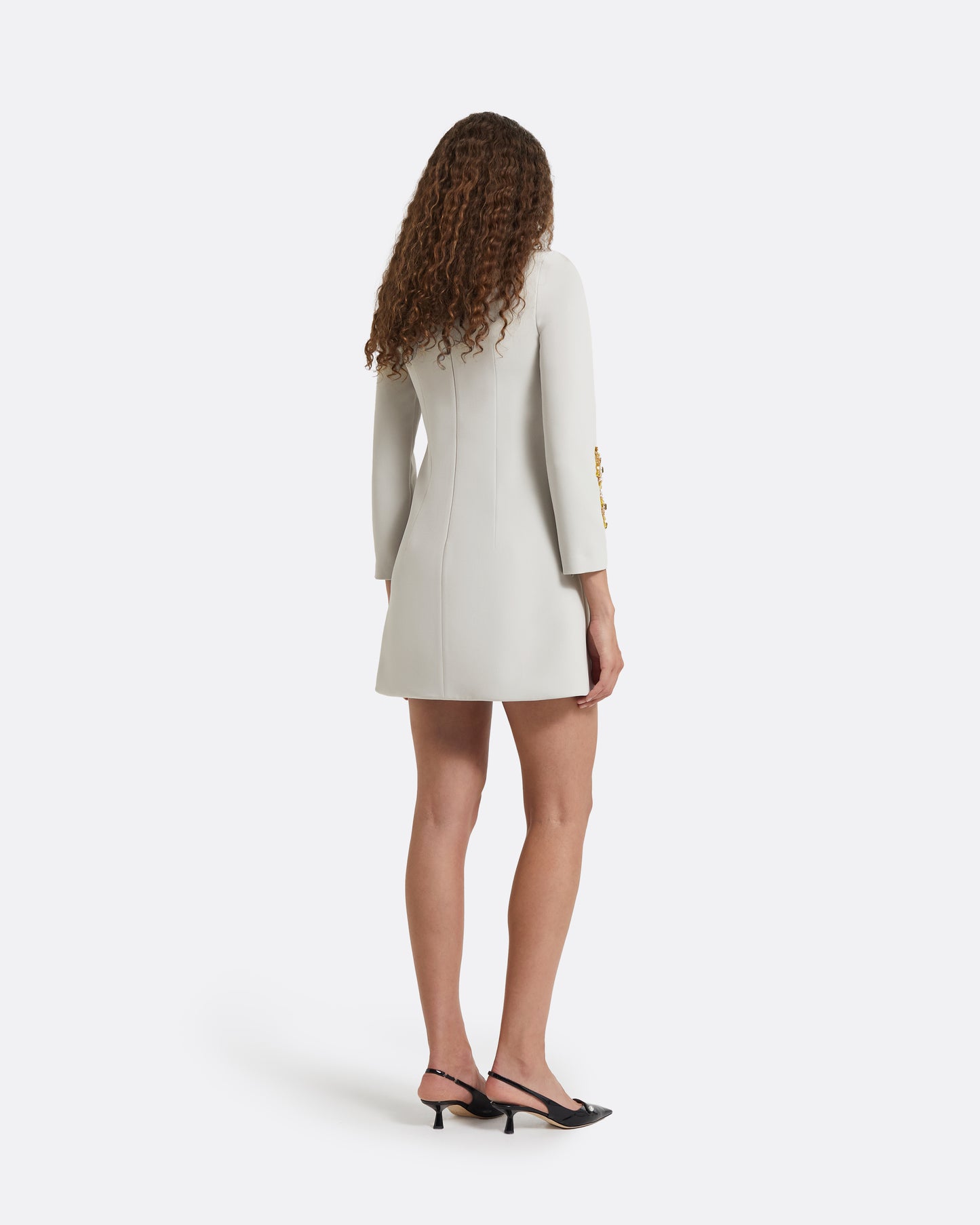 Reffie Stone Grey Short Dress