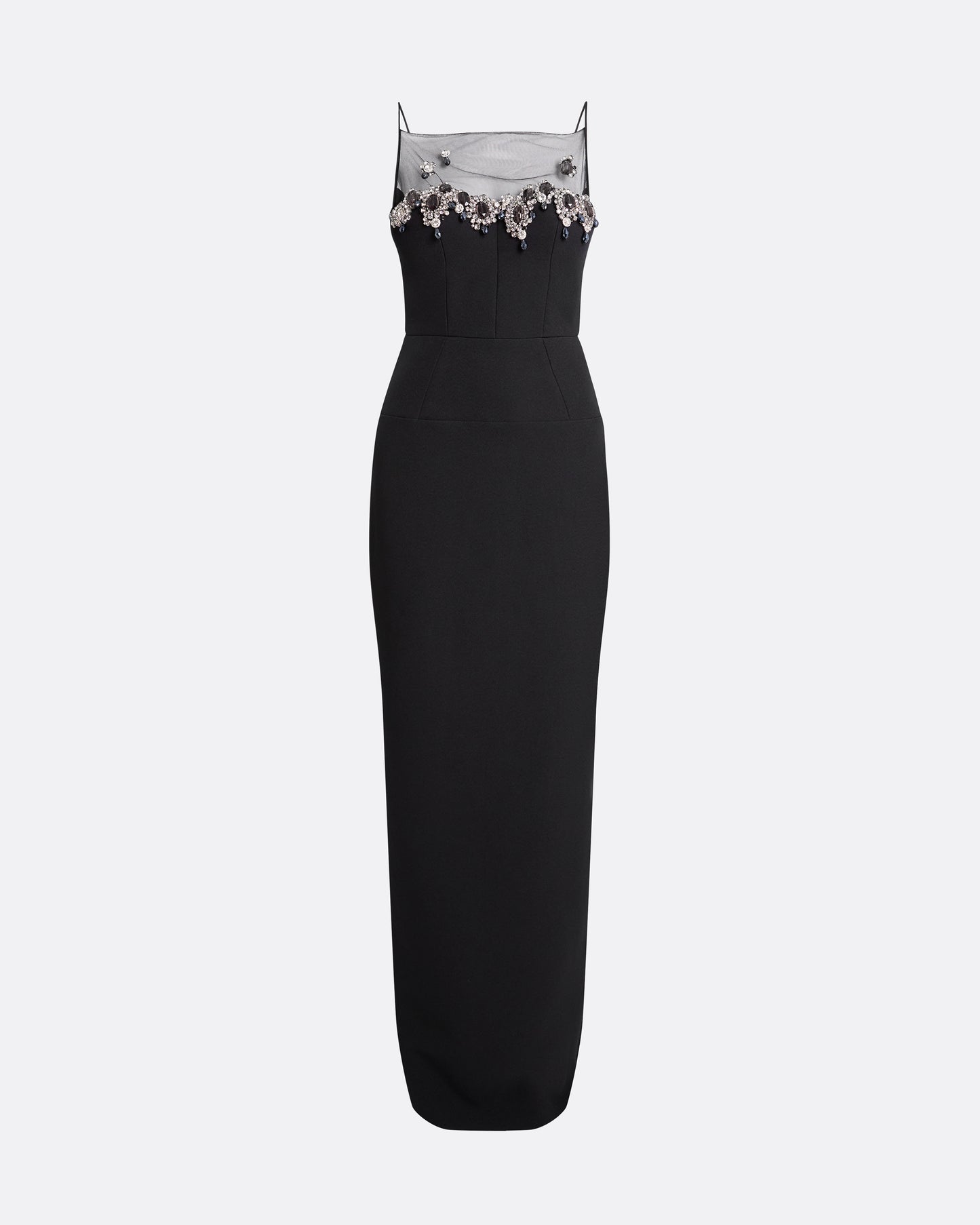 Pelin Black Long Dress