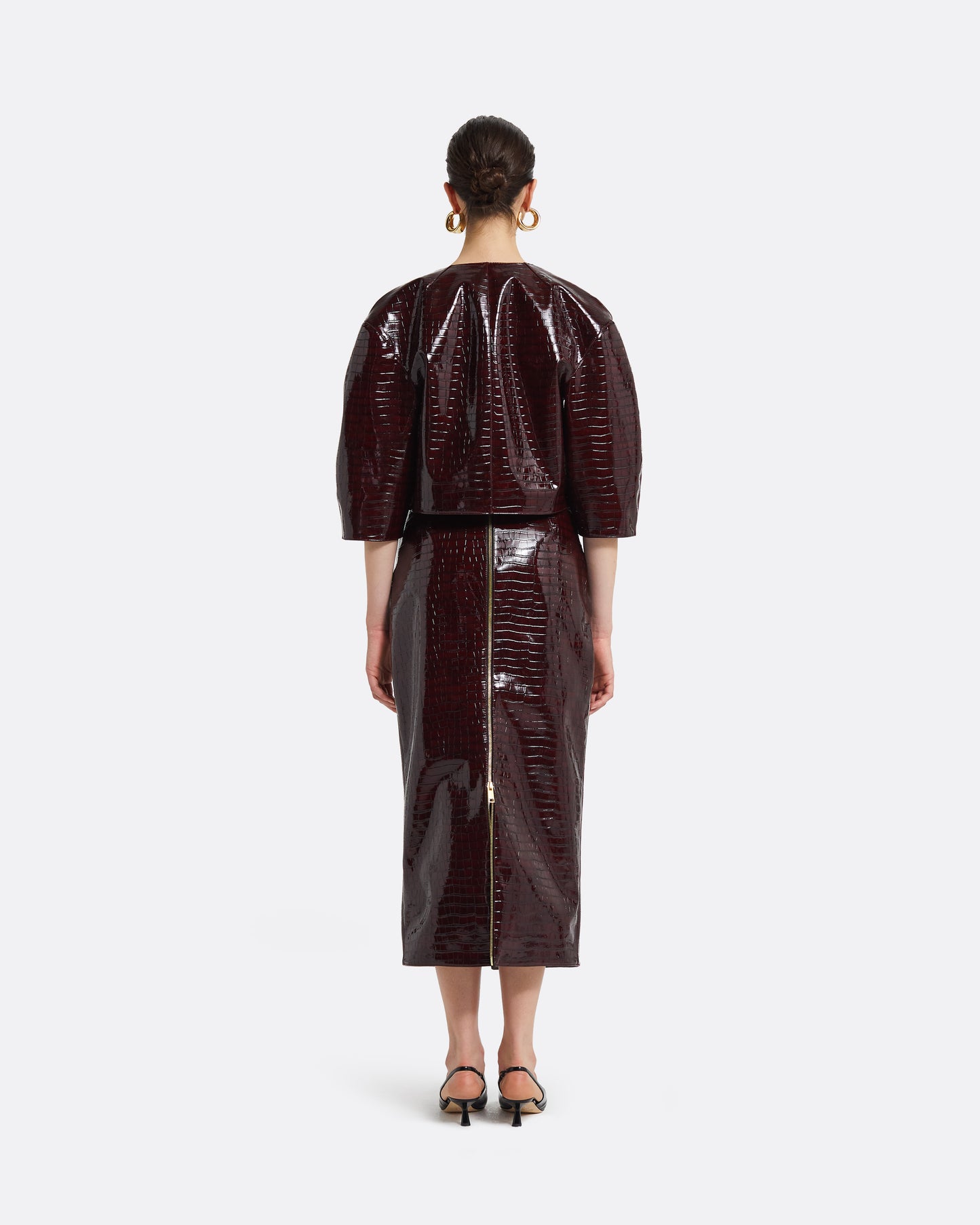 Aykin Burgundy Skirt