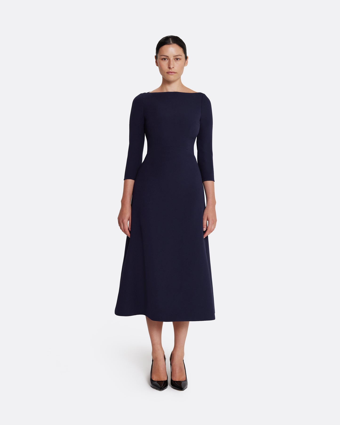 Luciana Midi Dress in Azurite