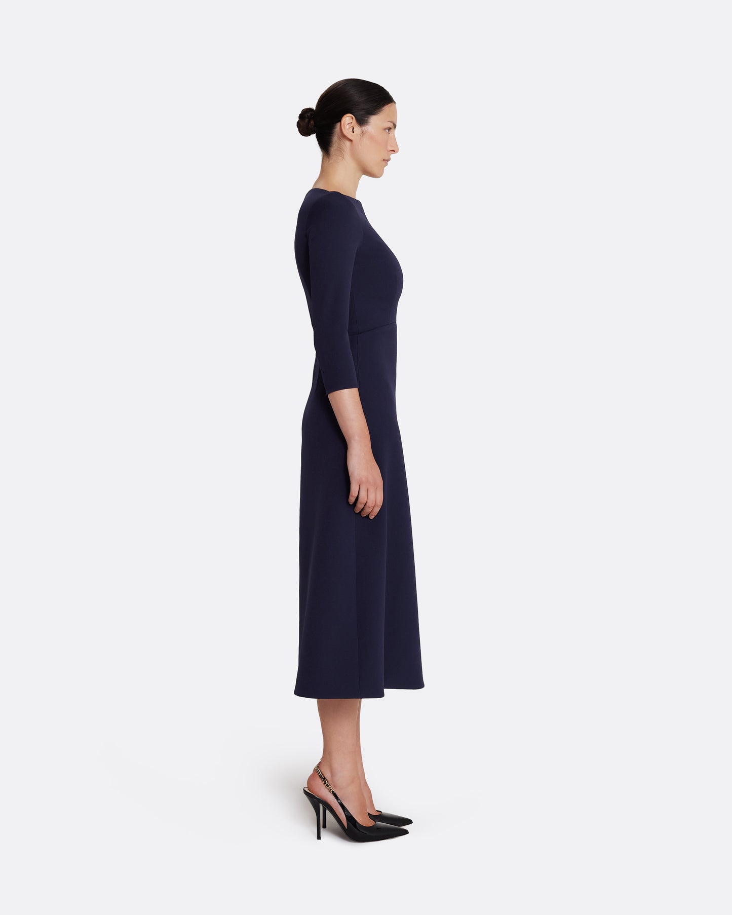 Luciana Midi Dress in Azurite
