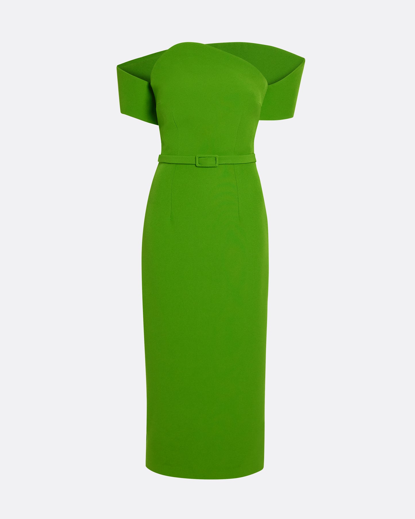 Raffaella Midi Dress in Verdant Green