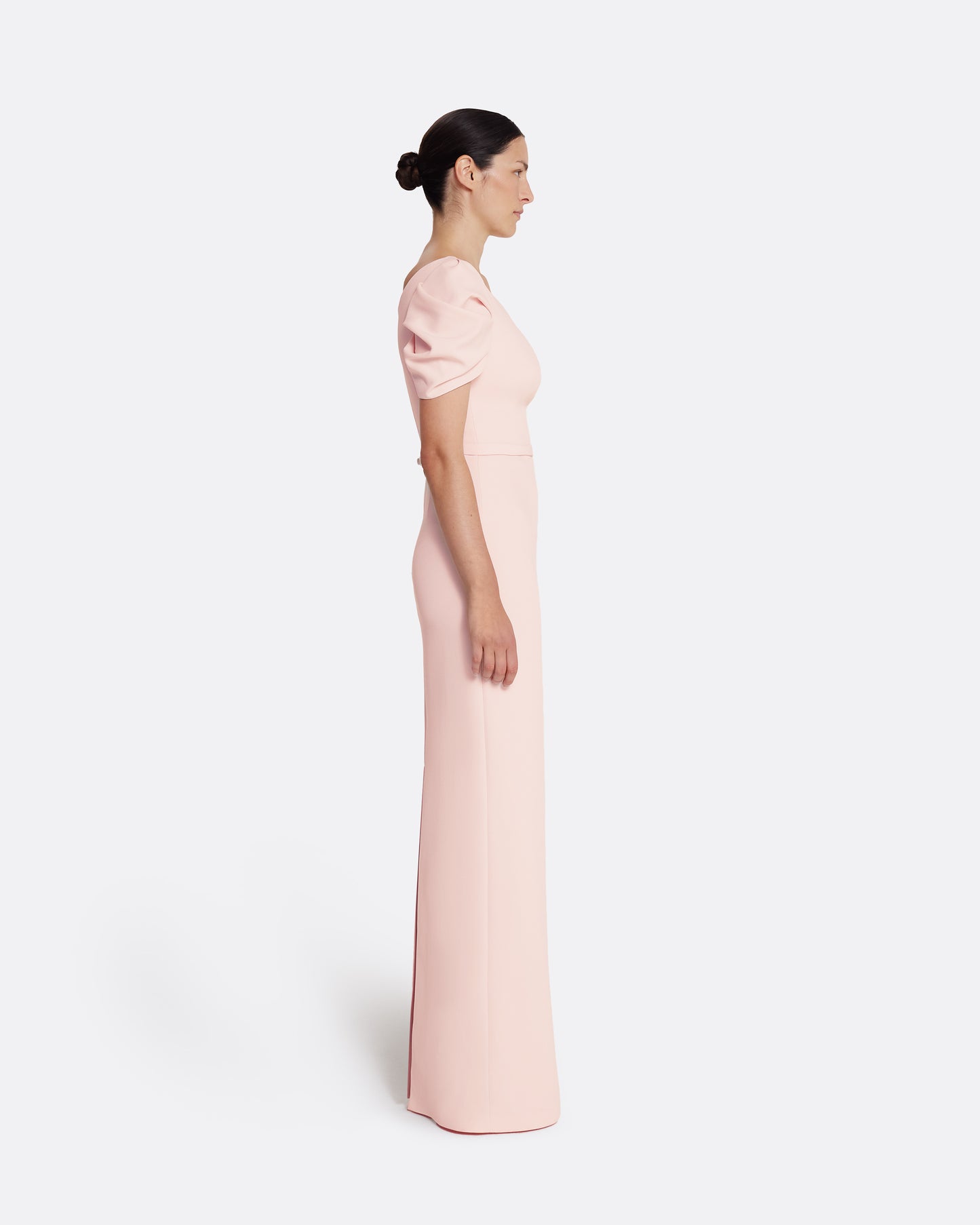 Vanna Dress Long in Pale Pink