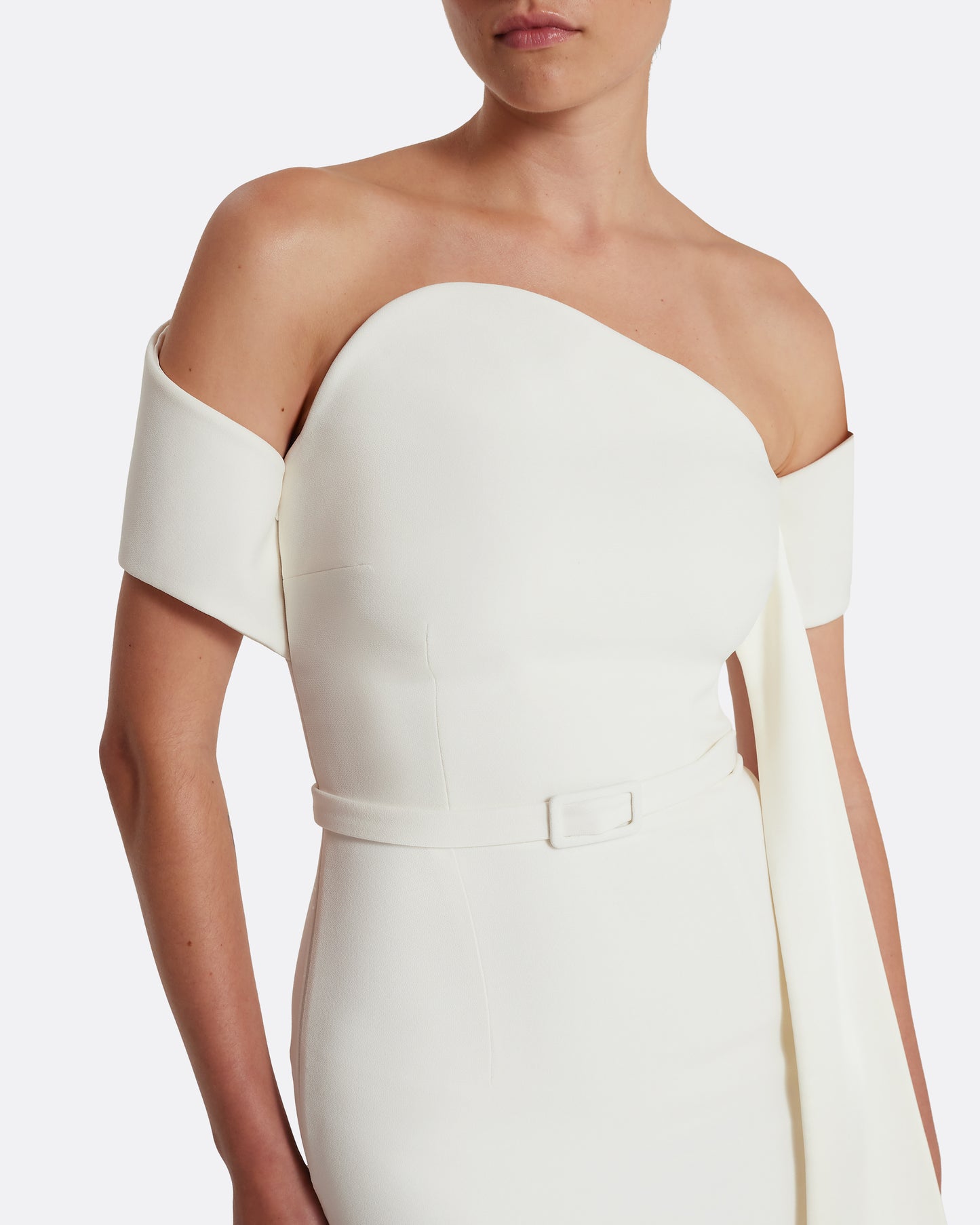 Giorgia Long Dress in Ivory