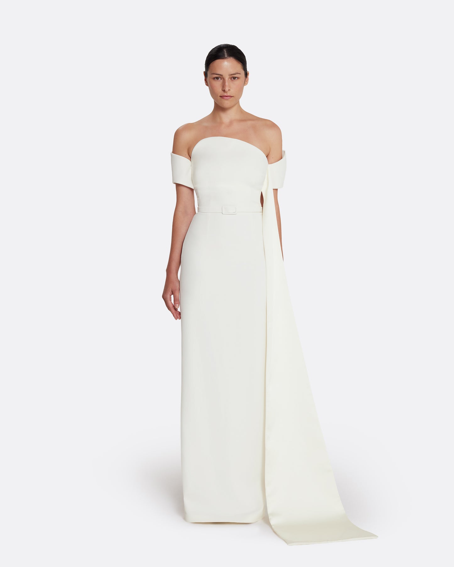 Giorgia Long Dress in Ivory