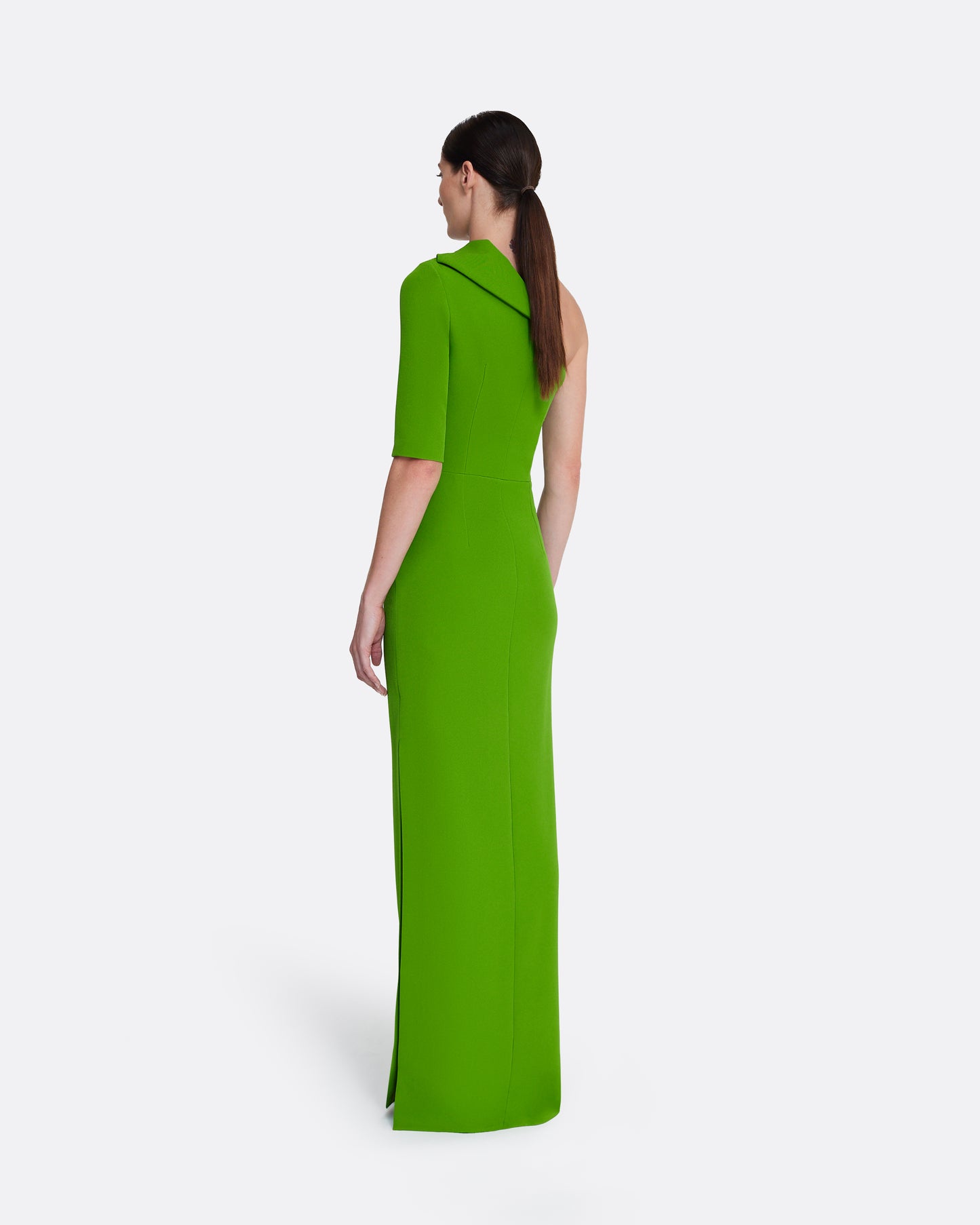 Rosalinda Long Dress in Verdant Green