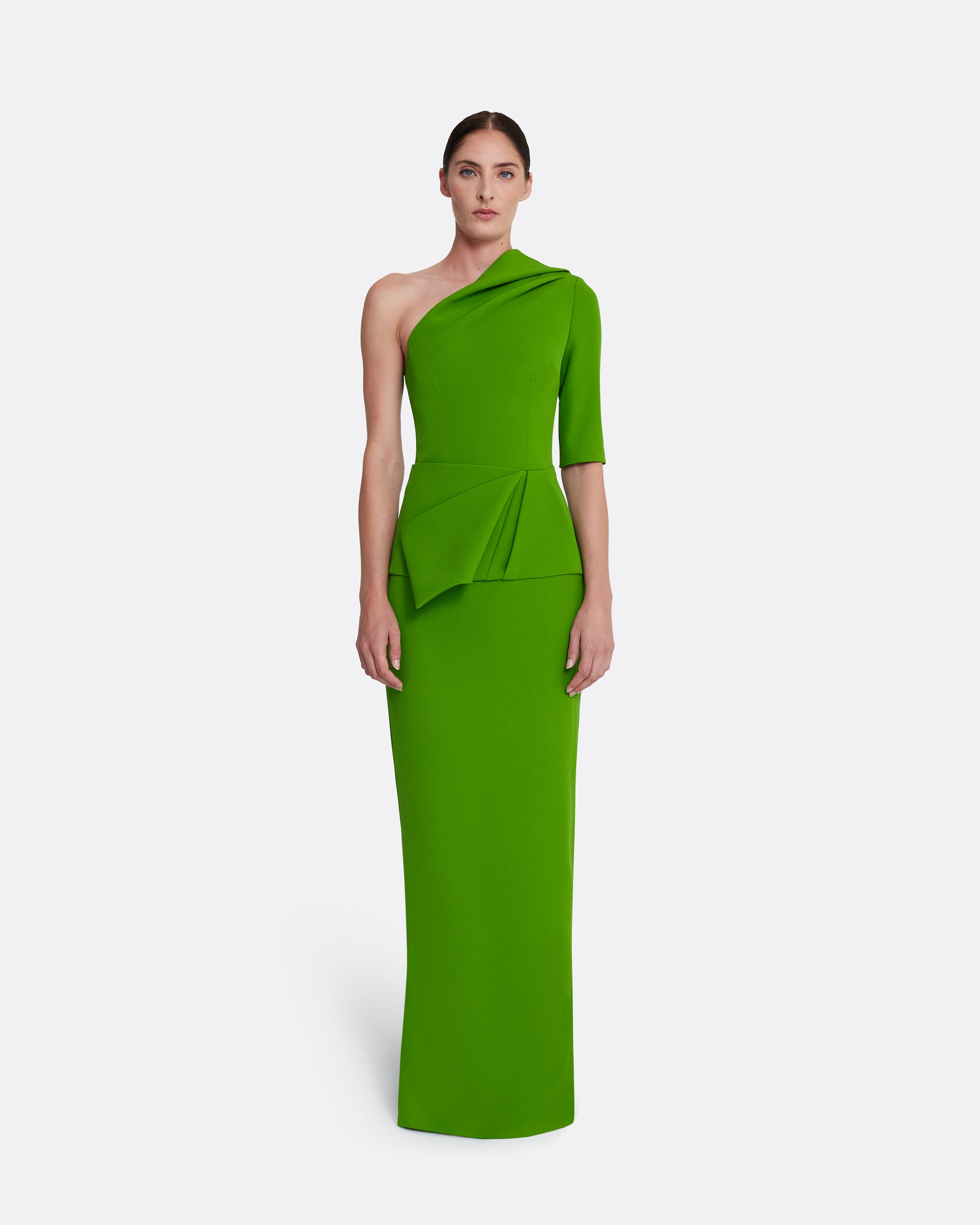 verdant green dress Rosalinda Long Dress in Verdant Green Safiyaa London