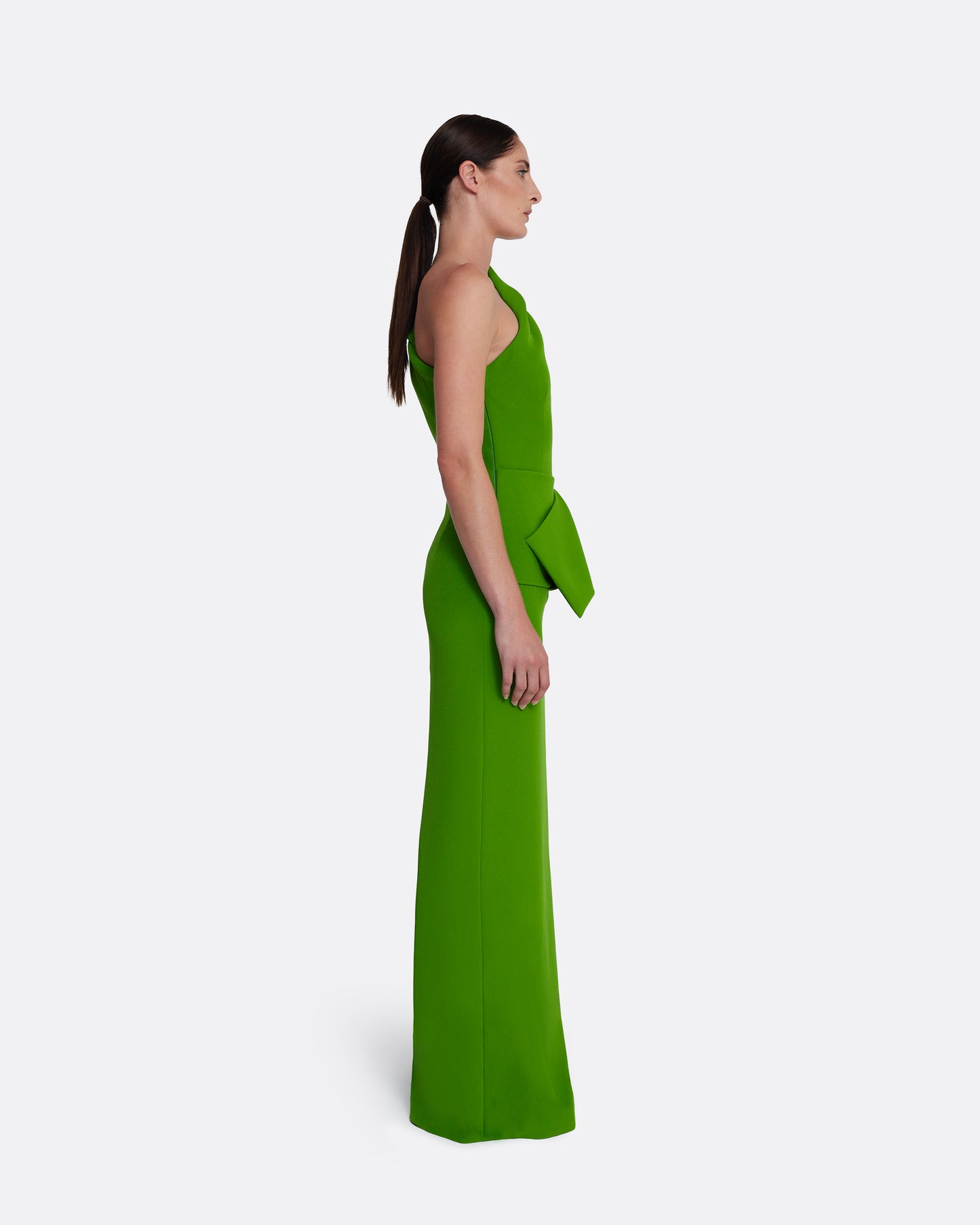 Rosalinda Long Dress in Verdant Green