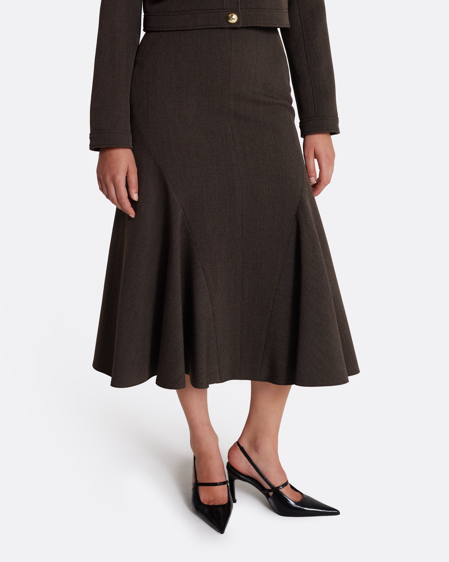 Marialuisa Skirt in Soft Brown