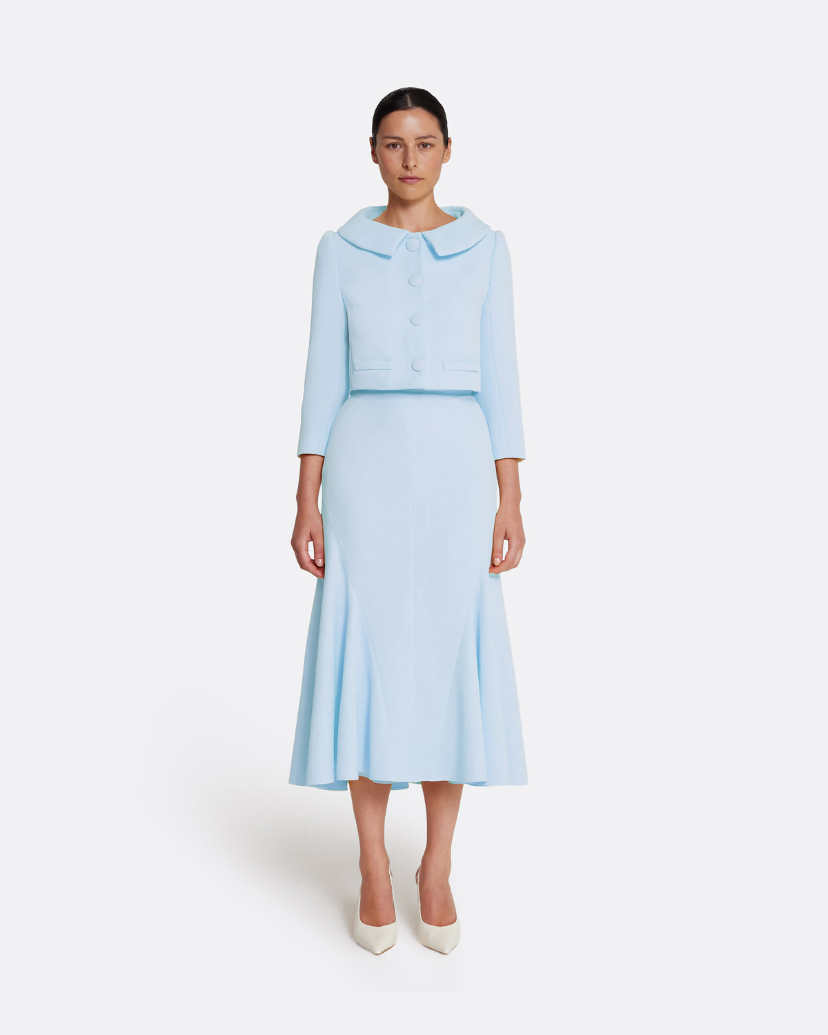 Brigitta Jacket in Pale Blue