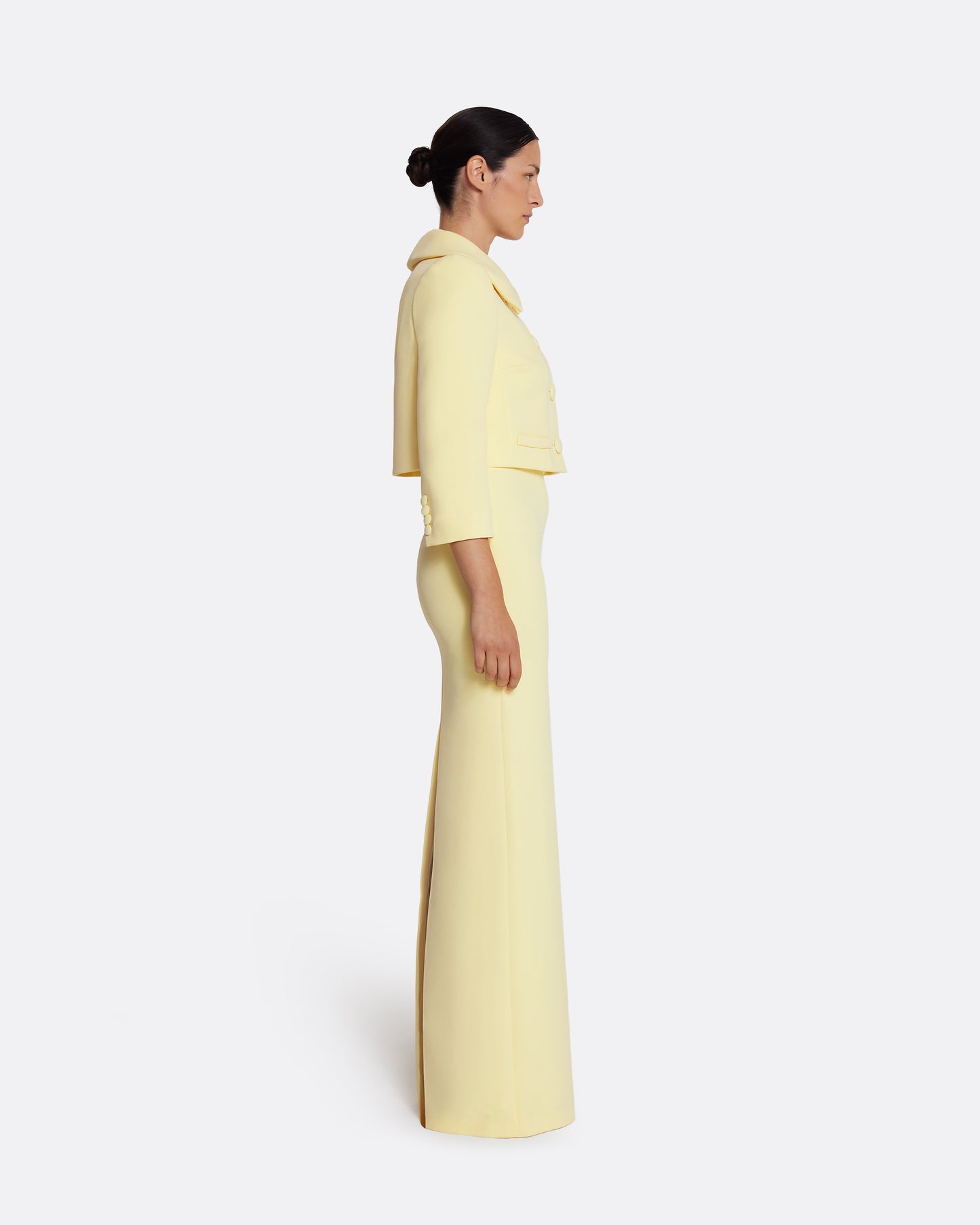 Brigitta Jacket in Pale Yellow