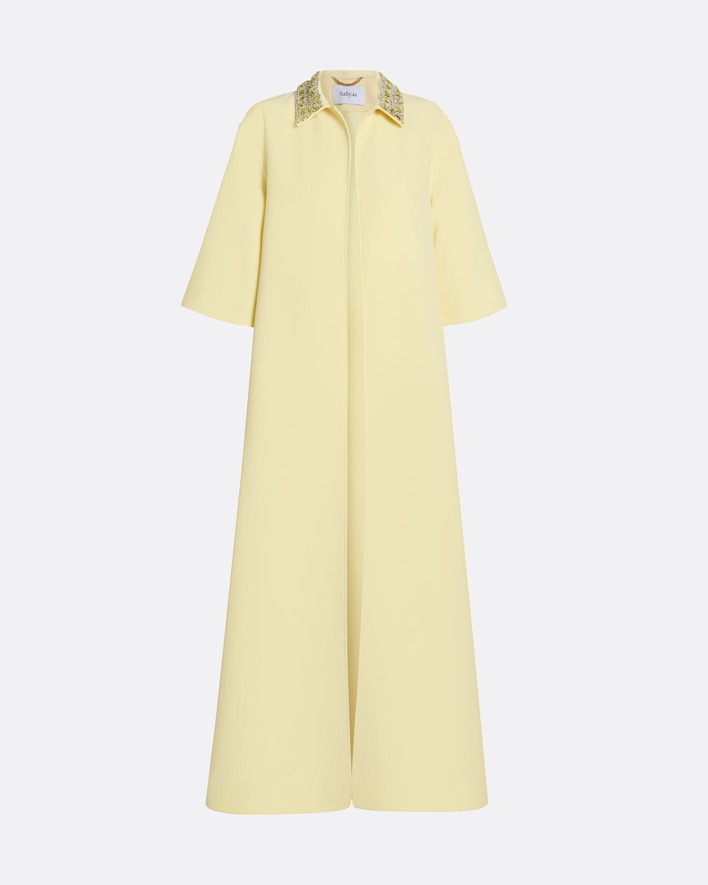 Ninetta Jacket in Pale Yellow with Gold