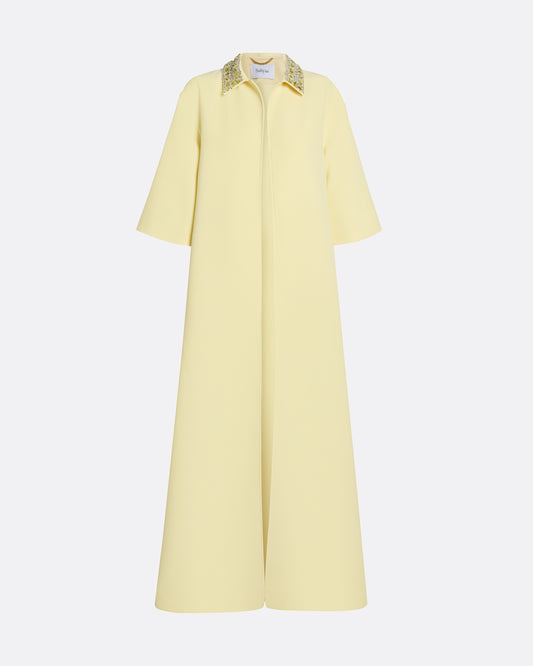 Ninetta Jacket in Pale Yellow with Gold