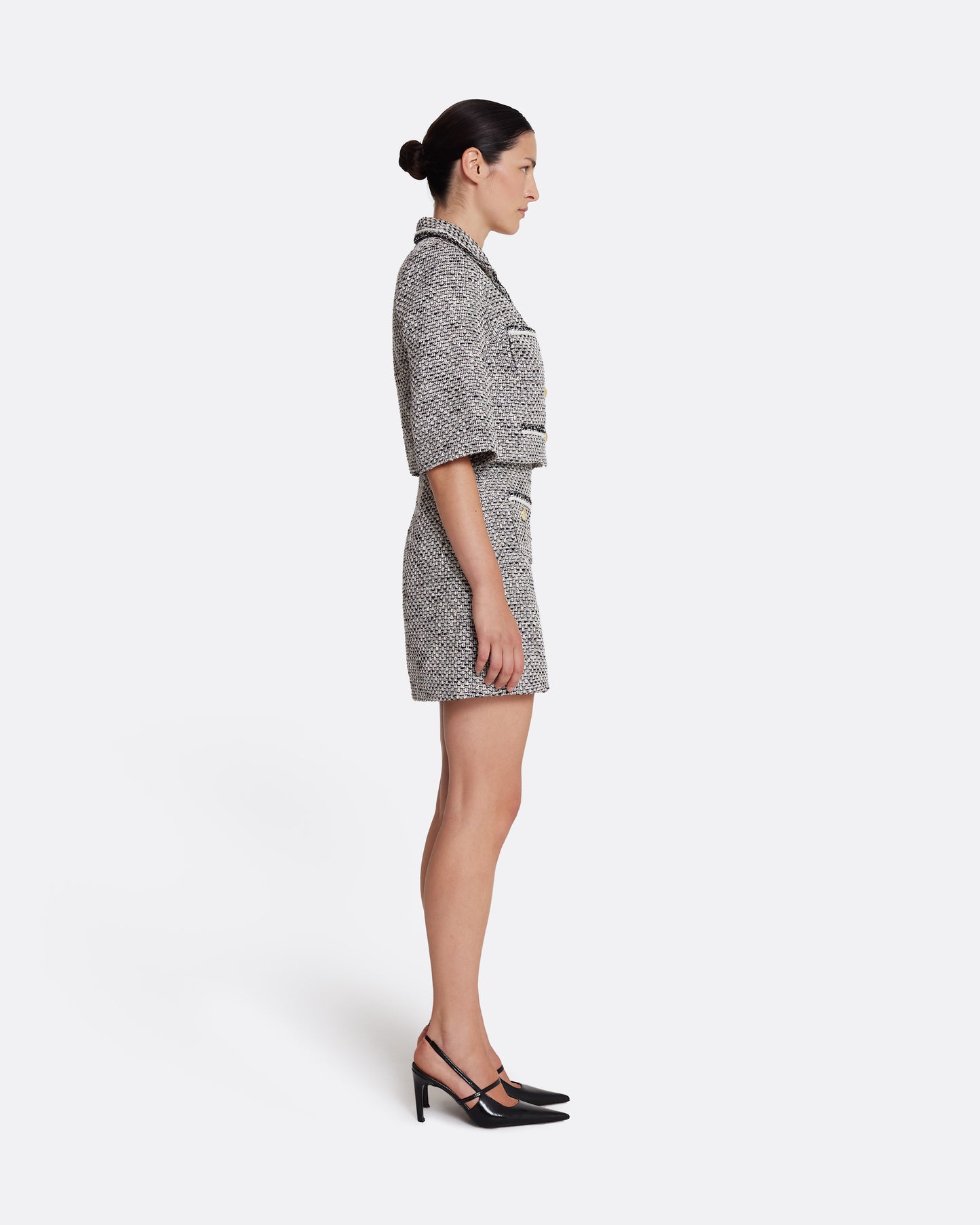 Ornella Skirt in Greyscale