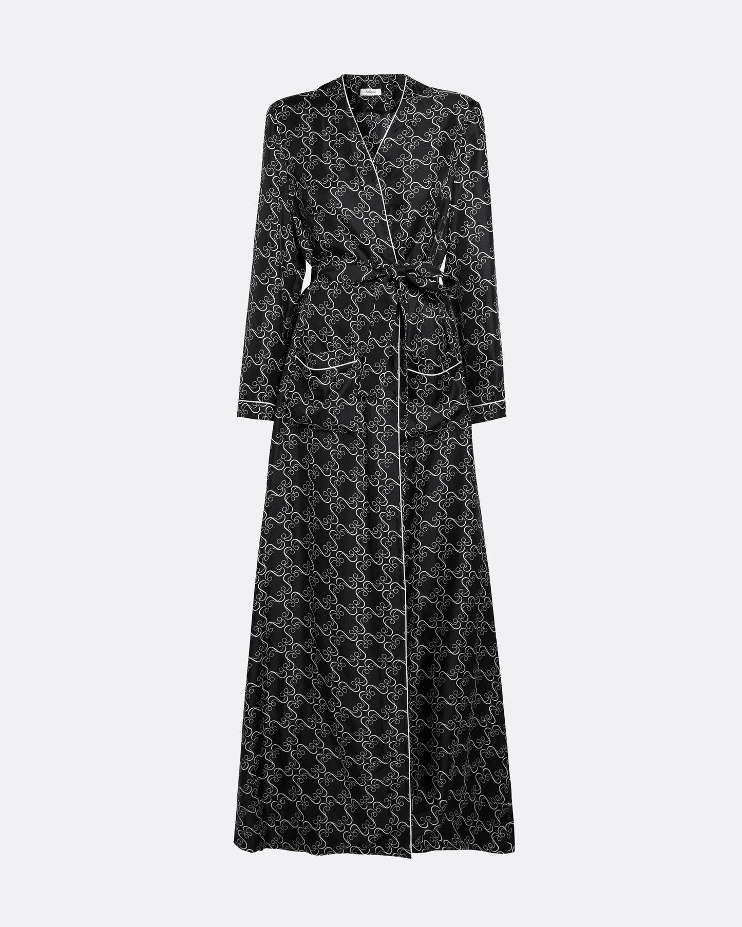 Fiorella Jacket in Ecru on Black