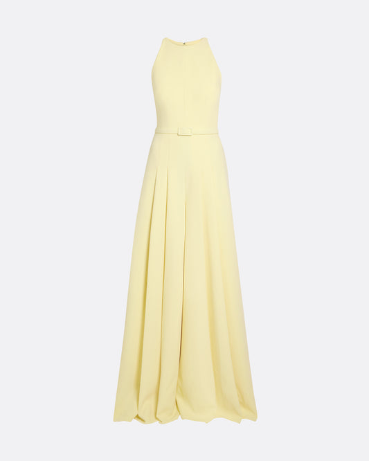 Althea Jumpsuit in Pale Yellow