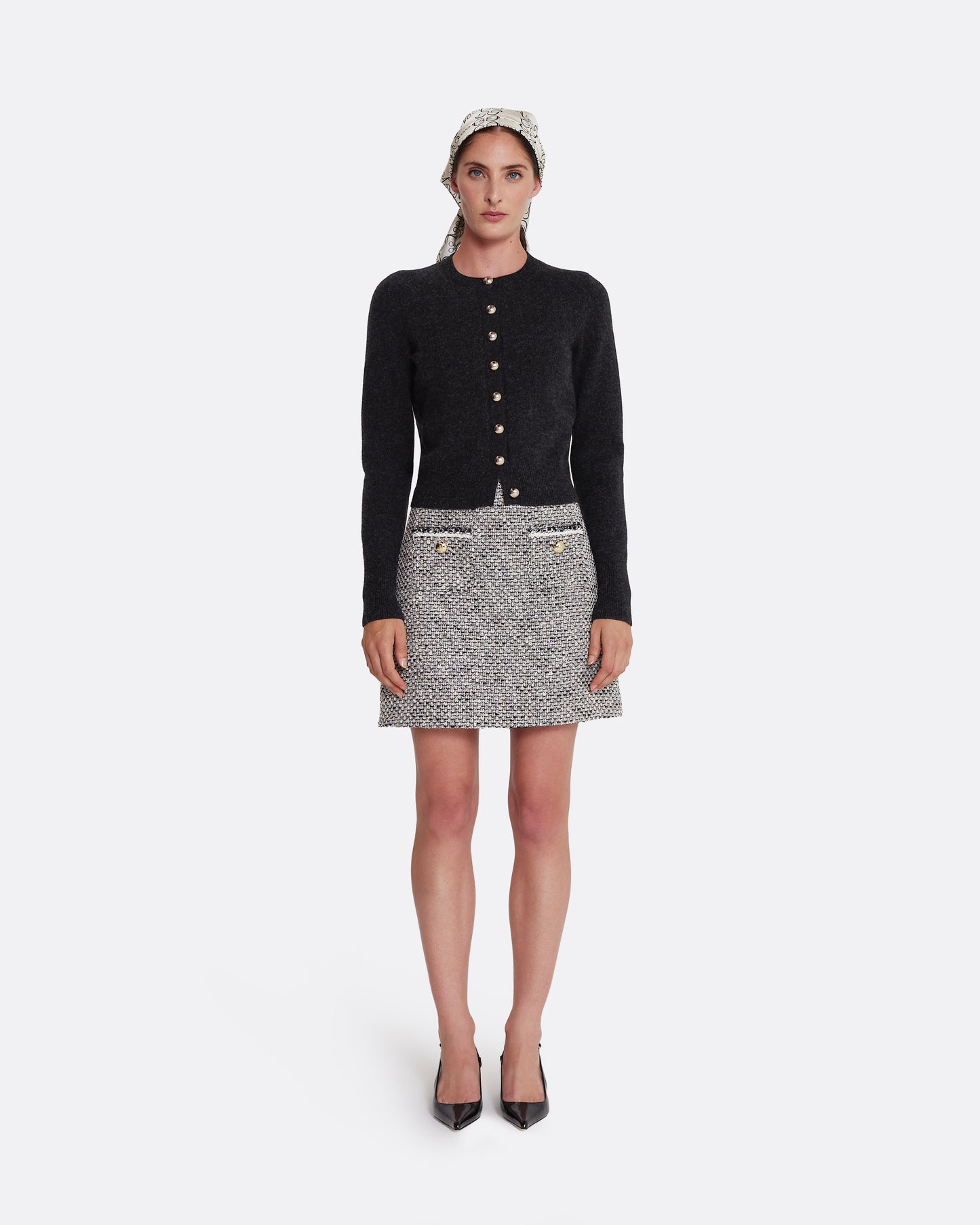 Ornella Skirt in Greyscale