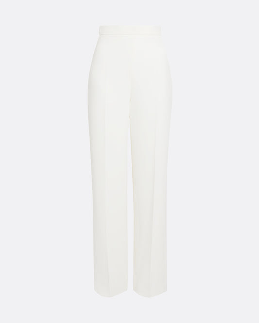 High Waisted wid leg trousers  in IVORY
