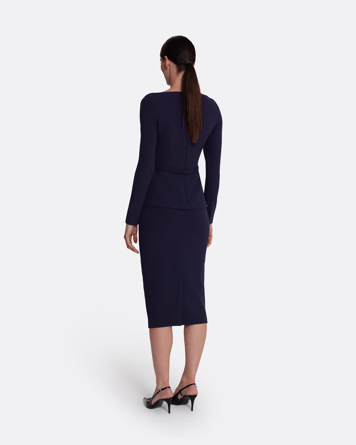 Hokuku Skirt In Azurite Blue