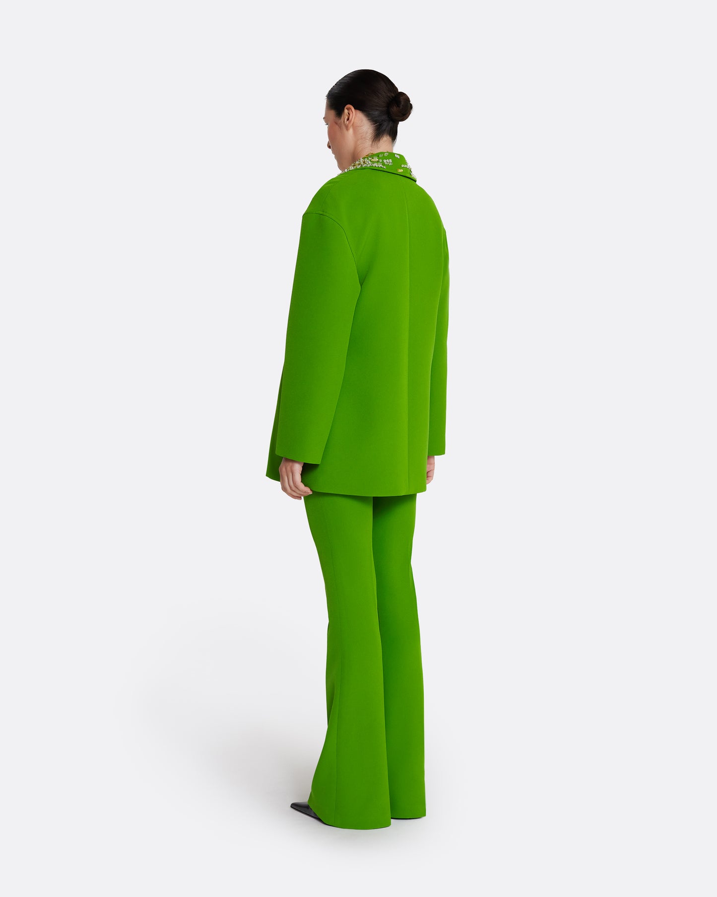 Giovanna Top in Verdant Green with Multi-greens