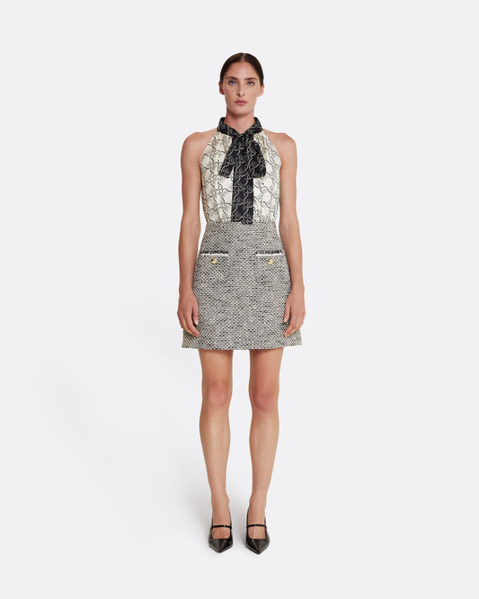 Ornella Skirt in Greyscale