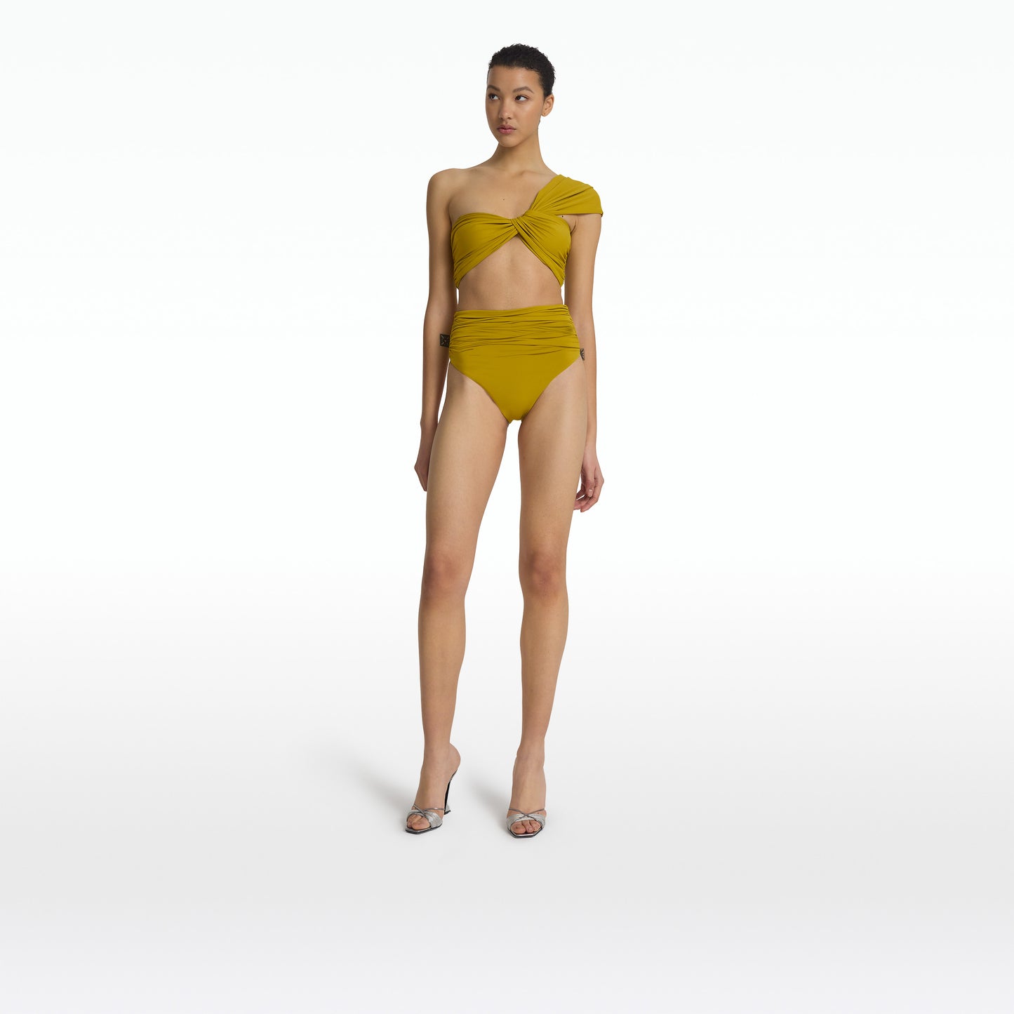 Ariella Chartreuse Bikini Bottom
