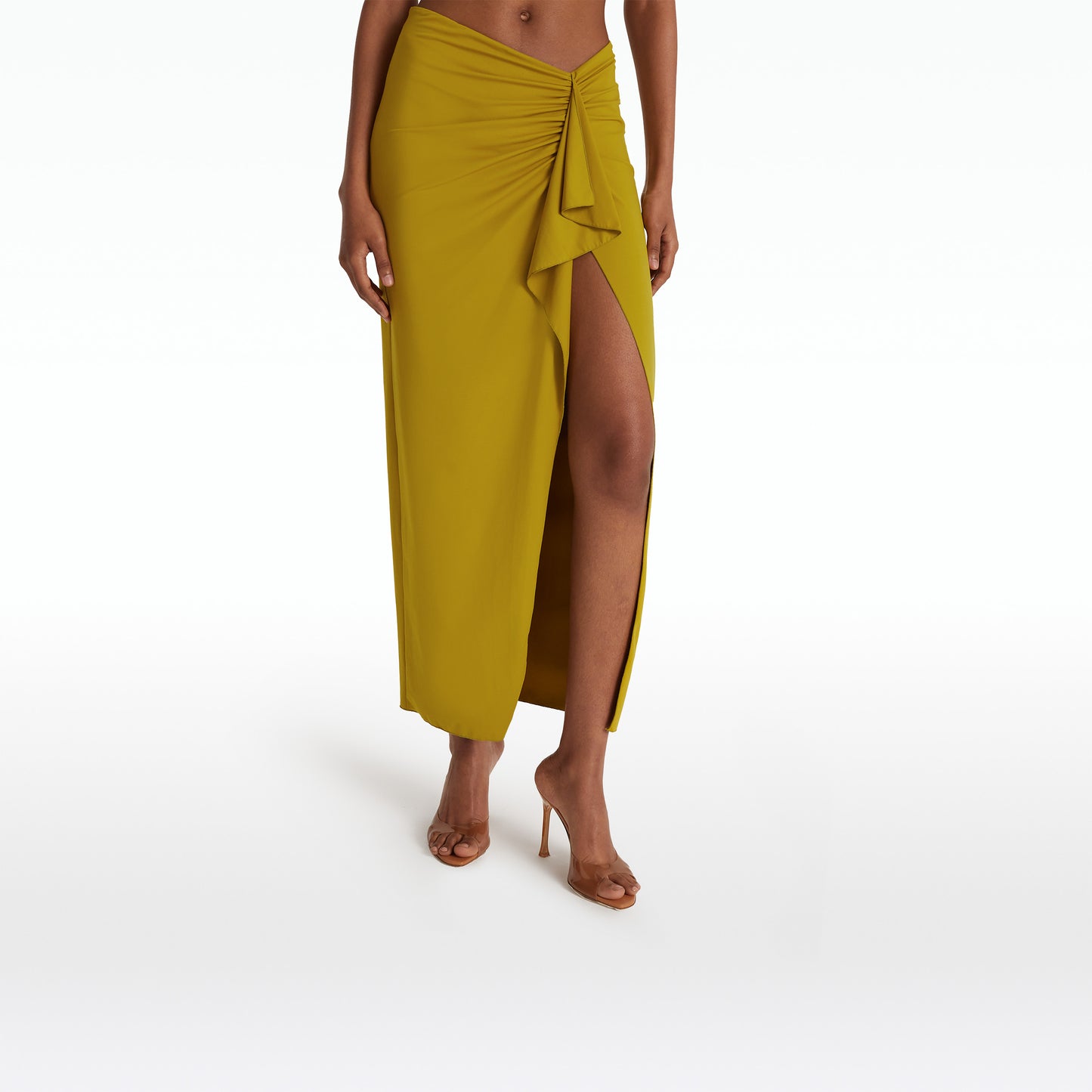 Tillian Chartreuse Swim Skirt