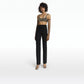 Sophe Black & Celestial Scatter Embroidery Top