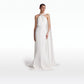 Lilien Ivory Satin Long Dress