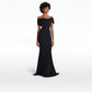 Rossa Midnight Navy Long Dress