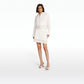 Zamber Ivory Cotton & Silver SKirt
