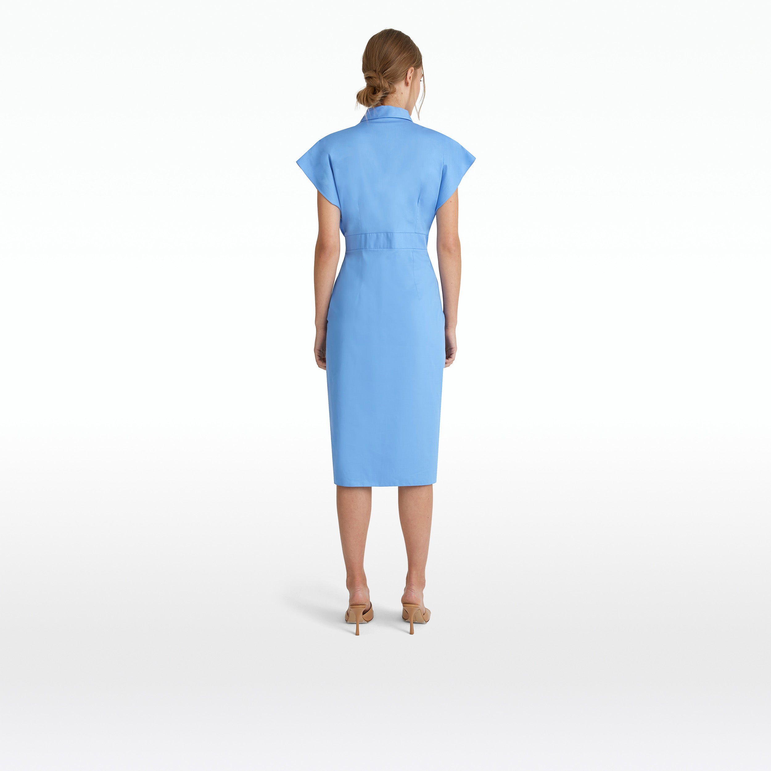 Calianne Safiyaa Blue Cotton Dress