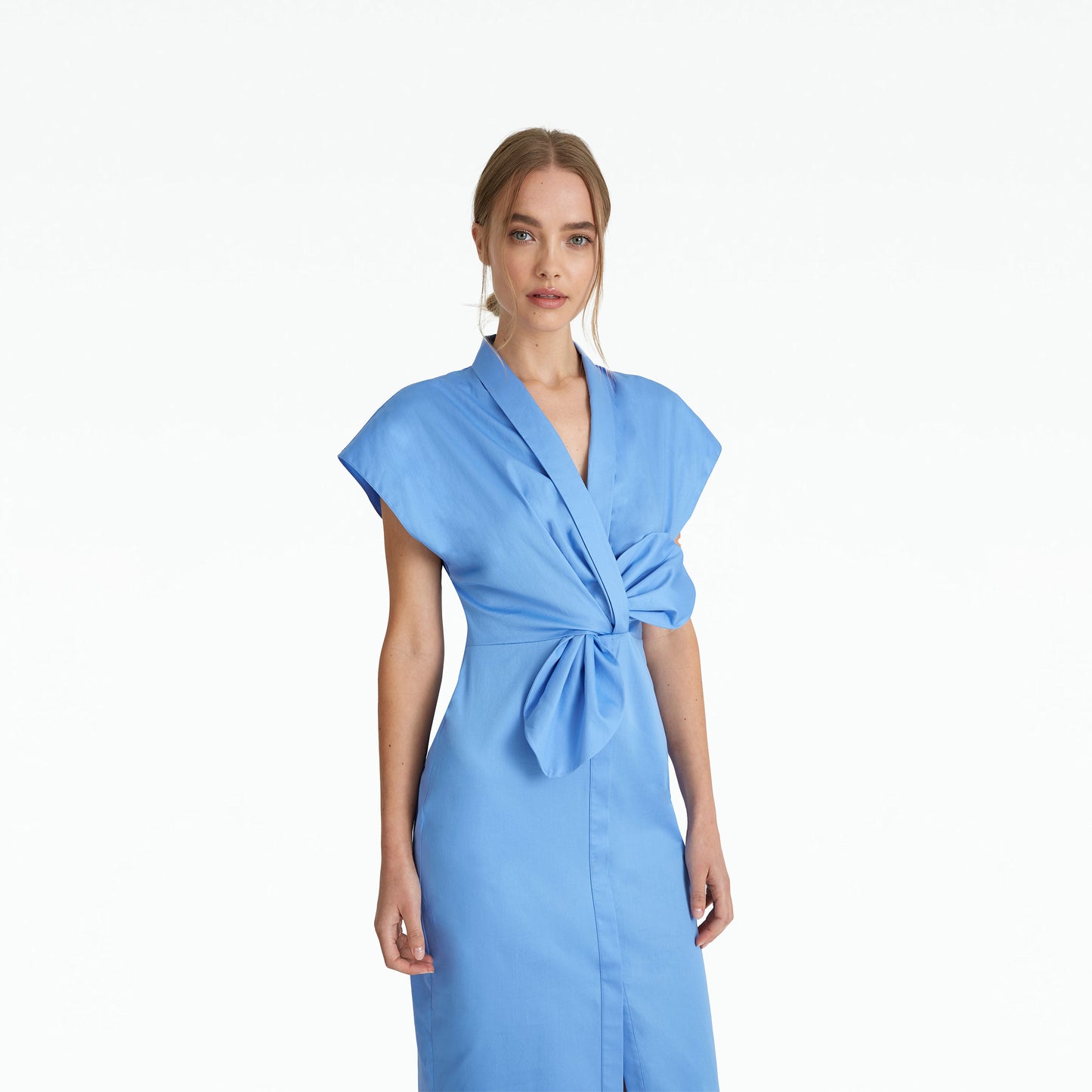 Calianne Safiyaa Blue Cotton Dress