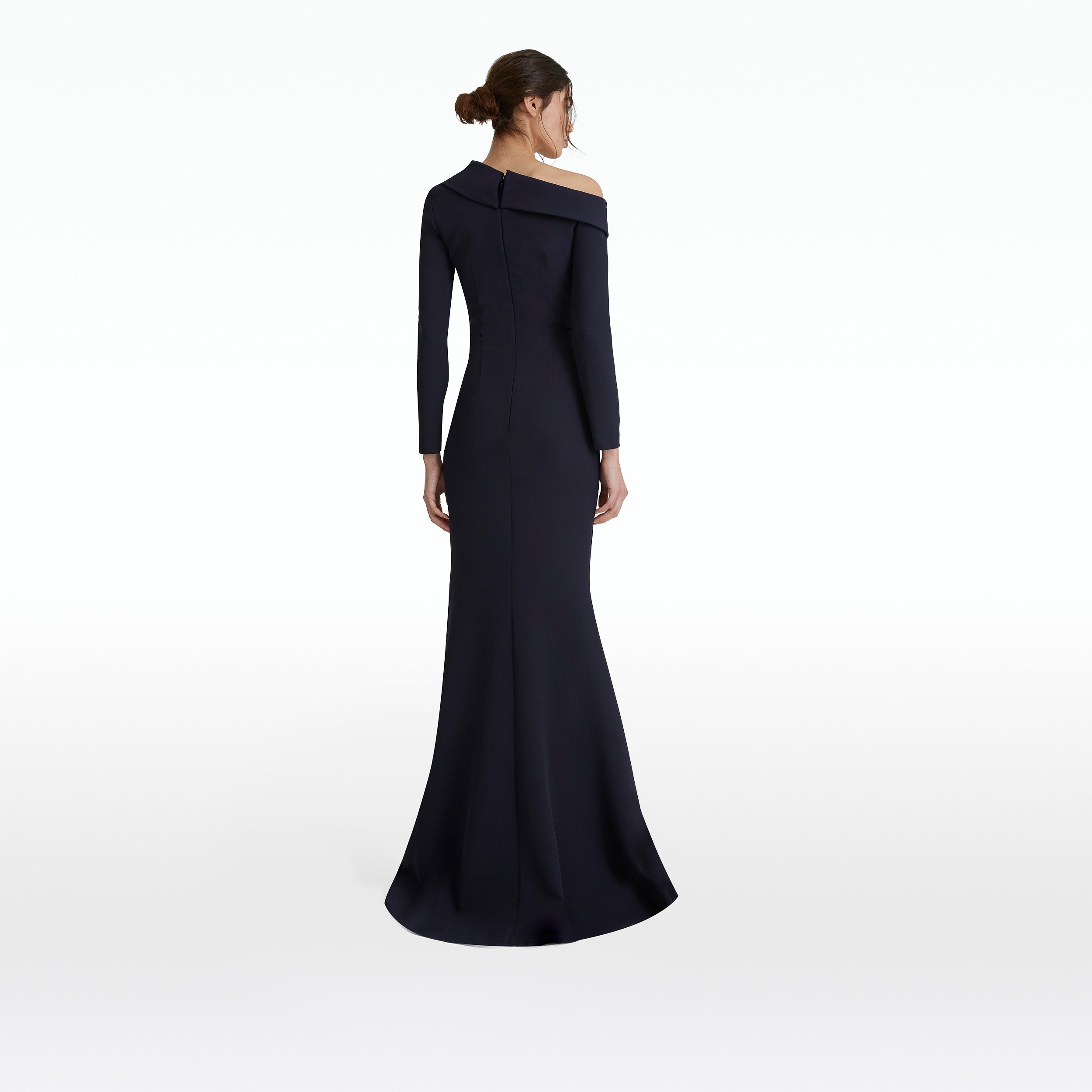 Katherine Navy Long Dress