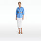 Stella Safiyaa Blue Cotton Shirt