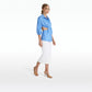 Stella Safiyaa Blue Cotton Shirt