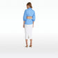 Stella Safiyaa Blue Cotton Shirt