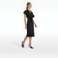 Calianne Black Cotton Dress