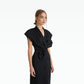Calianne Black Cotton Dress
