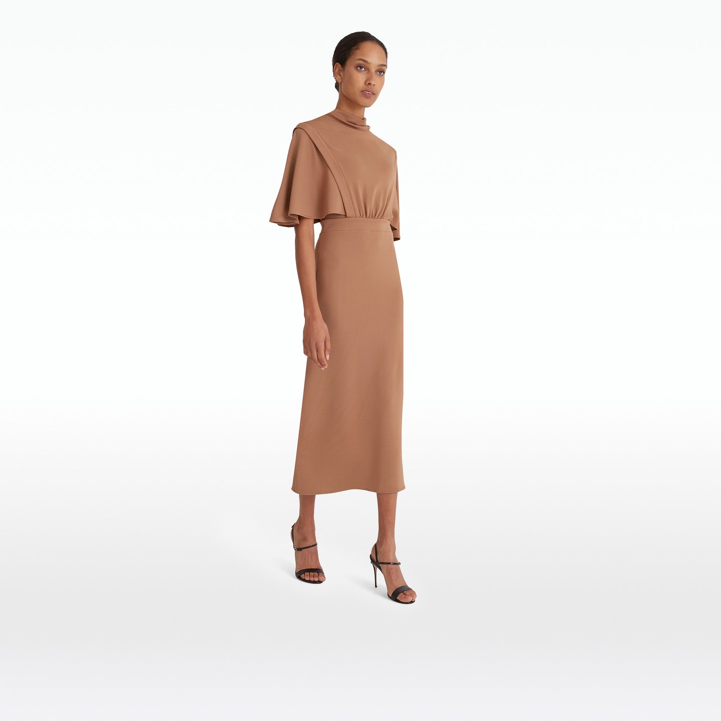 Miranda Camel Dress