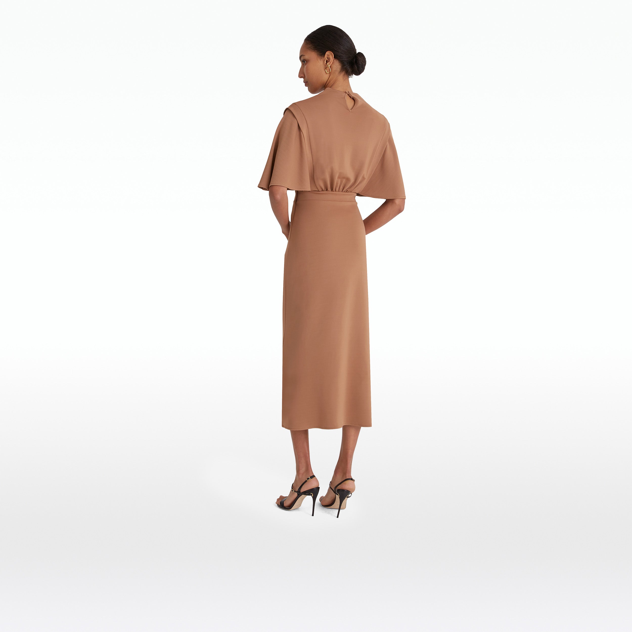 Miranda Camel Dress