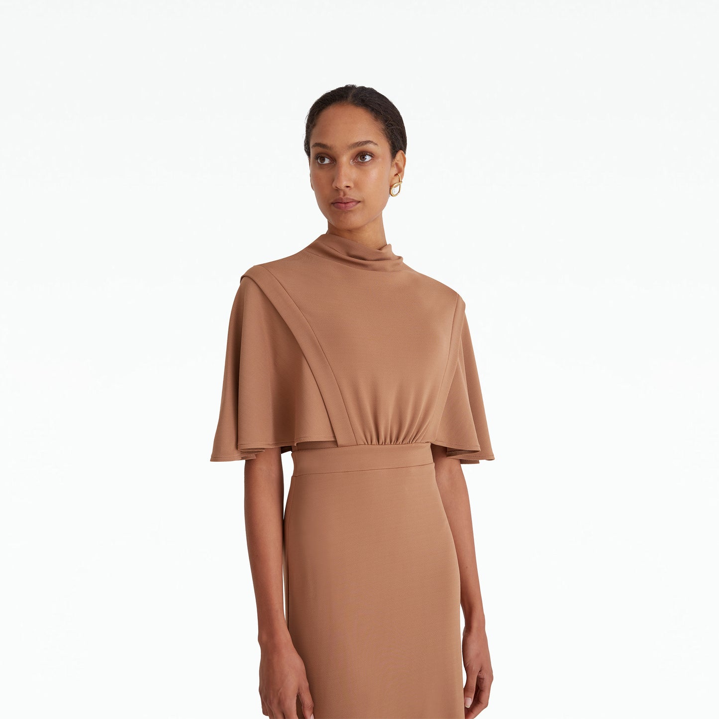 Miranda Camel Dress