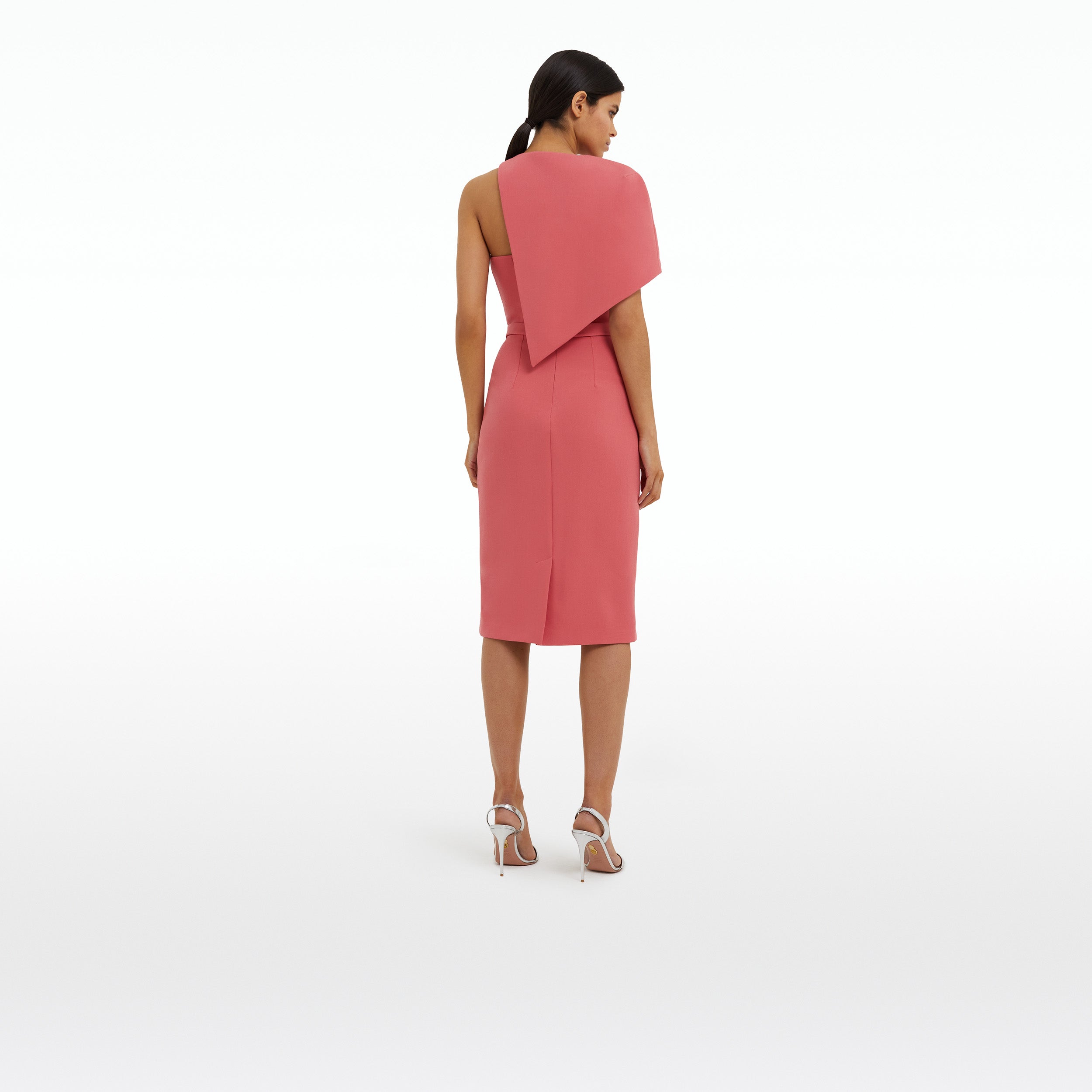 Caprianne Terracotta Midi Dress