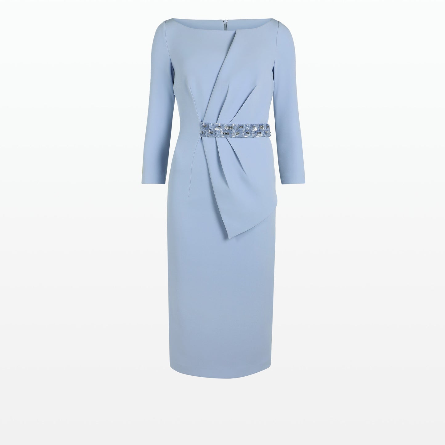 Torquay Soft Sky Midi Dress
