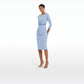 Torquay Soft Sky Midi Dress